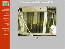 Tablet Screenshot of fotos.retolanz.ch